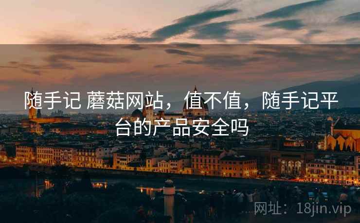 随手记 蘑菇网站，值不值，随手记平台的产品安全吗
